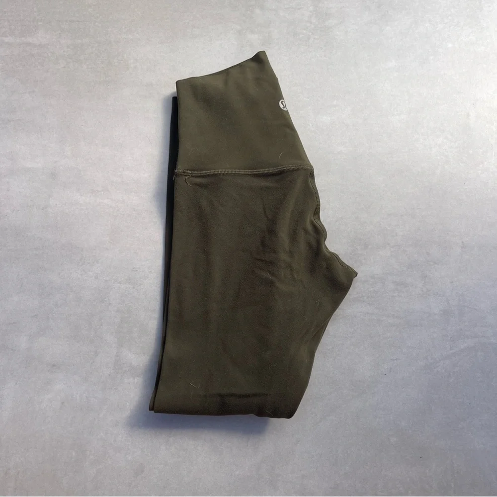 Olive Lulu lemon Align Pant
